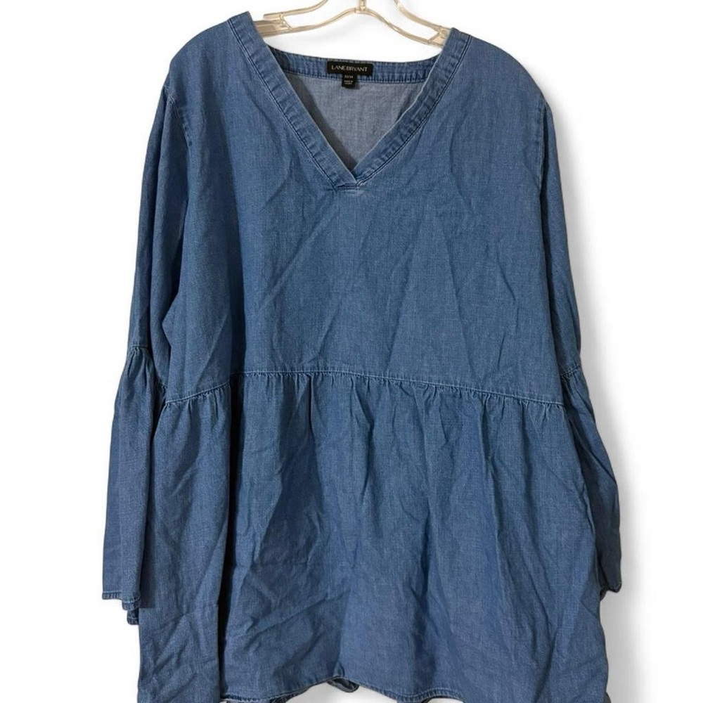 Lane Bryant Indigo V-Neck Tunic